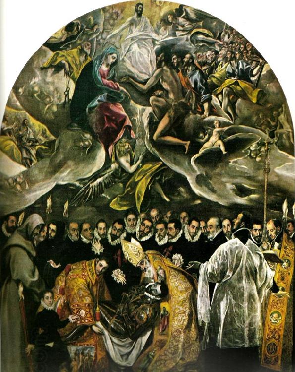 El Greco burial of count orgaz China oil painting art